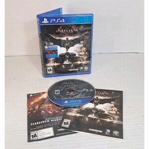 Batman Arkham Knight (Sony PlayStation 4, PS4) Complete CIB w/ Manual Tested